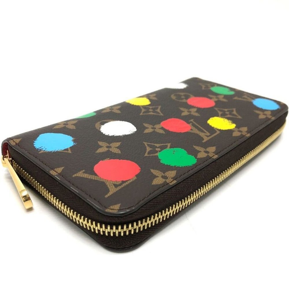 LOUIS VUITTON Monogram Zippy Wallet Yayoi Kusama Long Wallet - Picture 7 of 16